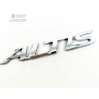 สินค้า โลโก้ตัวอักษร อัลติส โตโยต้า TOYOTA ALTIS new models Letter Logo Car Auto Rear Trunk Emblem