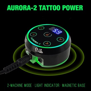 Aurora-2 Tattoo พาวเวอร์ซัพพลาย คละสี อะแดปเตอร์ สำหรับเครื่องสัก ปรับระดับความแรงเครื่อง Power Supply