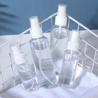 Multi-specification Transparent Fine Mist Spray Bottle/ Portable Hydration Moisturizing Makeup Bottles/ Refillable Travel Plastic Sub-bottle