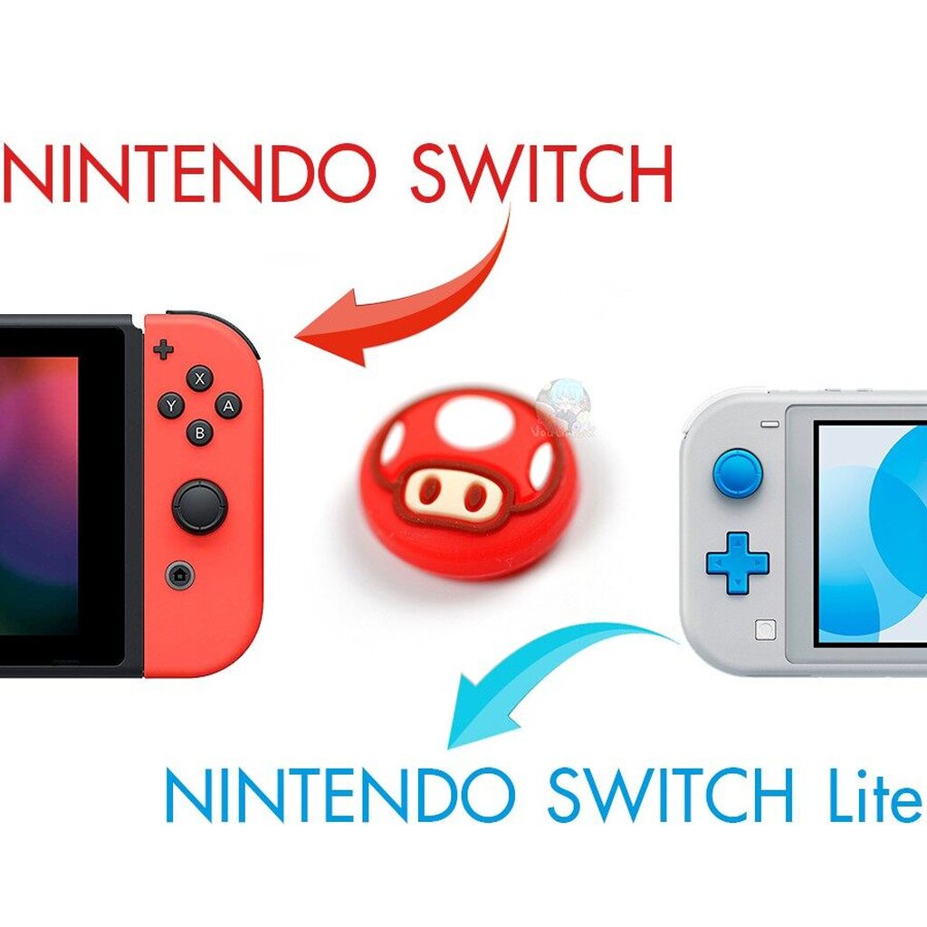 ภาพหน้าปกสินค้าปุ่มยาง / จุกยาง / ซิลิโคน Joy Con Nintendo Switch / OLED / Nintendo Switch Lite จากร้าน vodunpack บน Shopee