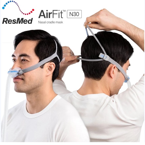 resmed-n30-ของแท้-หน้ากาก-cpap-เรสเมด-n30-พร้อมส่งครบชุด-แถมฟรี-แปรงทำความสะอาด