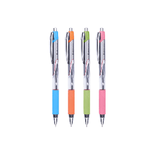 Quantum (ควอนตัม) ปากกา ปากกาลูกลื่น เจลโล่พลัส+ทัช 500 ขนาด 0.7มม. สีน้ำเงิน คละสี