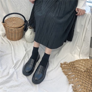 รองเท้าผู้หญิง♞♕ins รองเท้าหนังขนาดเล็กผู้หญิง 2020 ใหม่สไตล์อังกฤษญี่ปุ่นย้อนยุคนักเรียนเก๋ไก๋เกาหลีรุ่นป่า Mori รองเท