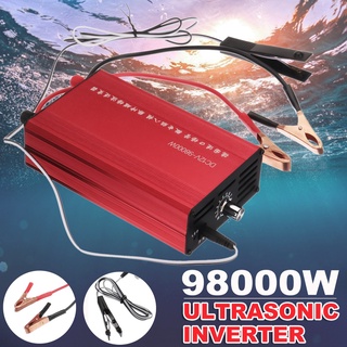 อัลตราโซนิกอินเวอร์เตอร์ 98000W DC 12V สีน้ำเงินเครื่องตกปลาไฟฟ้าอัลตราโซนิกอินเวอร์เตอร์เครื่องตกปลาฟิชเชอร์พลังงานสูง