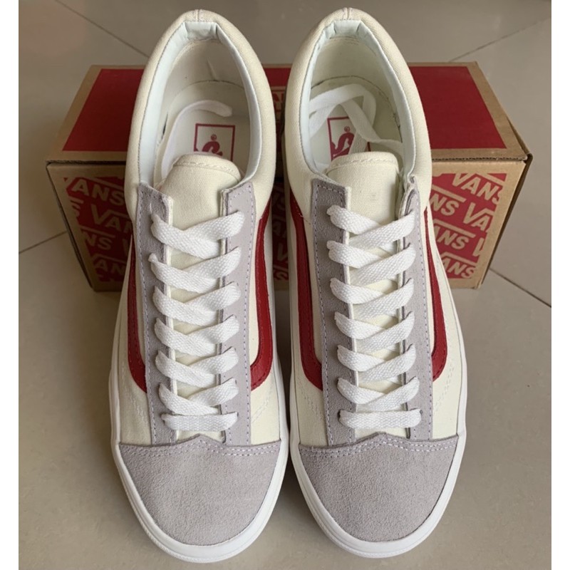 พร้อมส่ง-vans-old-skool-style-36-marshmallow-รุ่นขายดี-แถมกล่อง-จ่ายเงินปลายทางได้