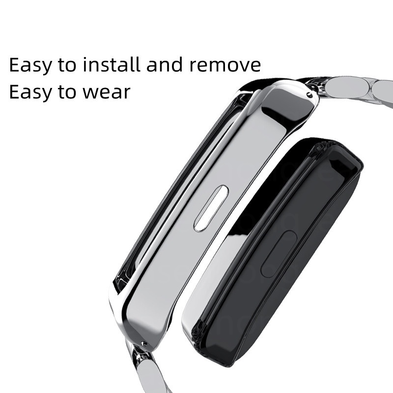 huawei-band-8-7-6-สายนาฬิกาข้อมือ-สเตนเลส-สําหรับ-huawei-band6-band-7-สาย-เข็มกลัด-สายนาฬิกา-สายรัดข้อมือ-เข็มขัด-สเตนเลส-สามลูกปัด
