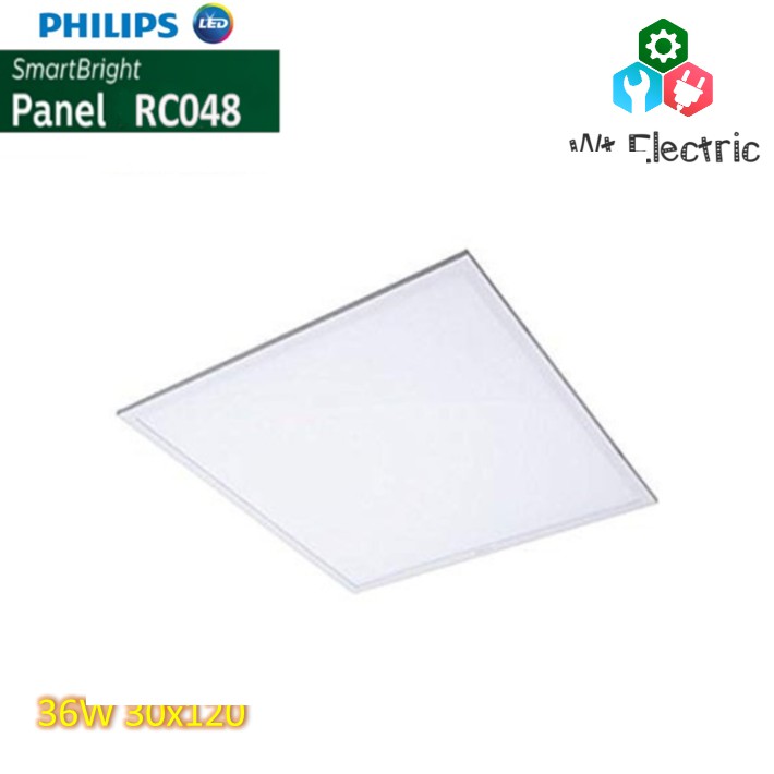 ขอใบกำกับภาษีได้ โคมไฟเพดาน ขนาดเท่าฝ้า เปลี่ยนใส่ได้เลย LED Philips ...