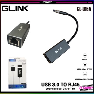 ภาพหน้าปกสินค้าUSB 3.0 To Lan Adapter GLINK GL-015A(GigabitPort)10/100/1000M ประกันศูนย์ 1 ปี ที่เกี่ยวข้อง