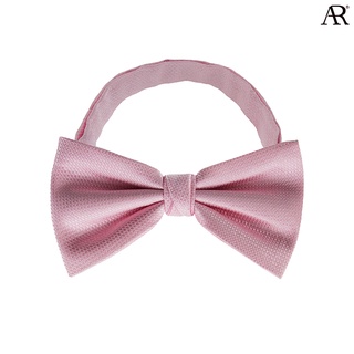 ANGELINO RUFOLO Bow Tie ผ้าไหมทออิตาลี่คุณภาพเยี่ยม โบว์หูกระต่ายผู้ชาย ดีไซน์ Dot สีชมพู/โอรสเข้ม/ส้ม