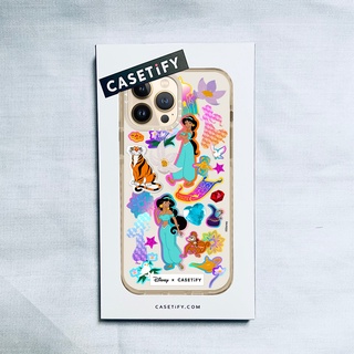 Casetify X Disney Princess Jasmine Beige เคสนิ่ม IPhone 14 13 12 11 Pro MAX Mini XS MAX XR X SE 6 6S 7 8 Plus