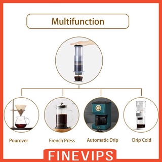 [FINEVIPS] Mini Hand Press Coffee Maker Birthday Housewarming Gifts for Travel