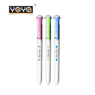 ปากกา YOYA 2 สีกด (10ด้าม)