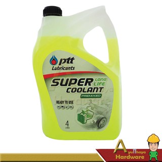 น้ำยารักษาหม้อน้ำ SUPER LONG LIFE COOLANT PREMIXED ปริมาณ 4 ลิตร ปตท.