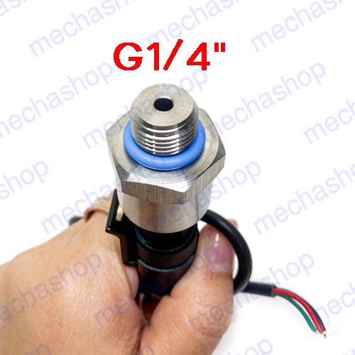 เซนเซอร์วัดแรงดัน-วัดแรงดันในท่อ-pressure-transmitter-pressure-sensor-g1-4-pressure-0-1-6mpa-out-put-0-5-4v-หรือ-4-20ma