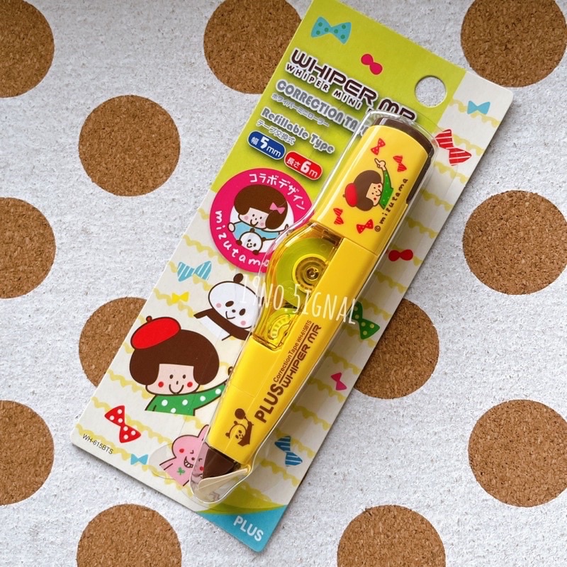 Plus Correction tape + Refill correction tape เทปลบคำผิดลายการ์ตูน