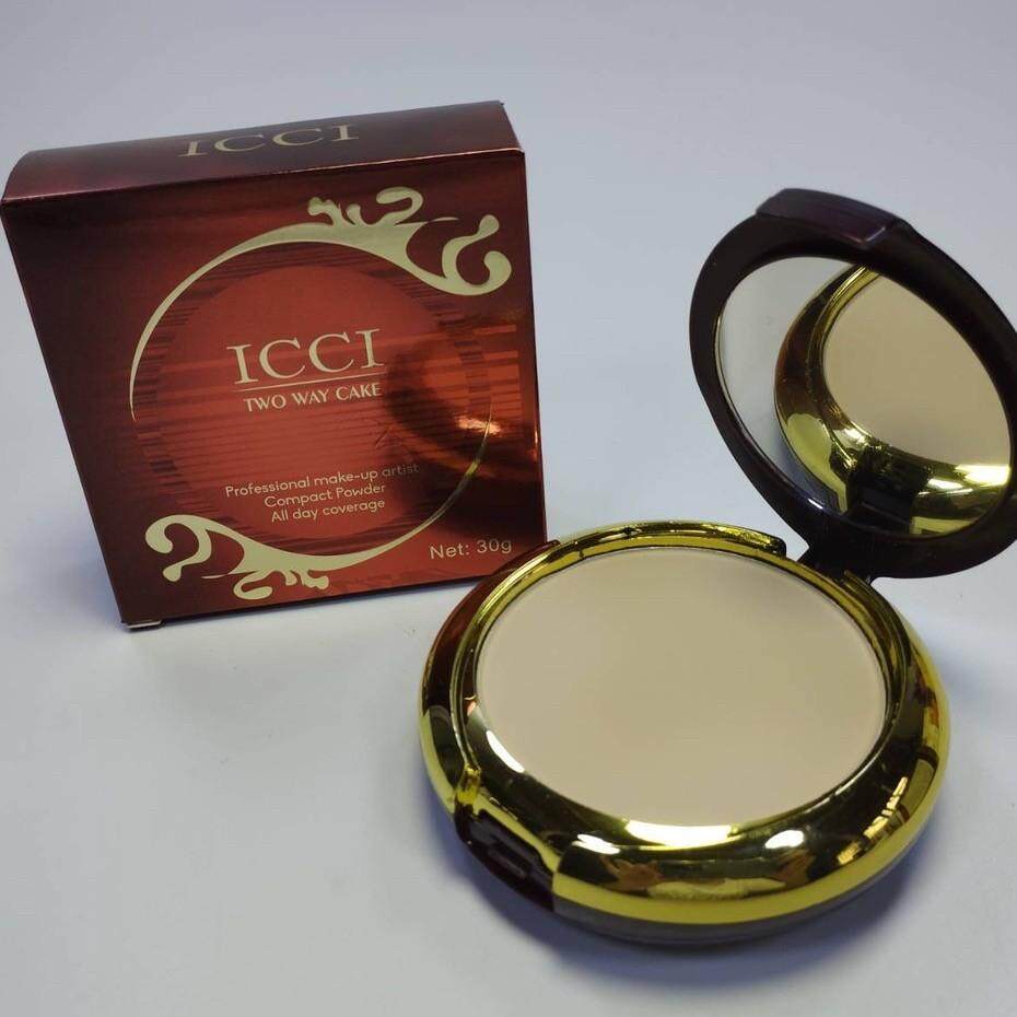 แป้ง-icci-two-way-cake-2-ชั้น-2-เฉดสี-ใน-1ตลับ-icci-two-way-cake-professional-make-up