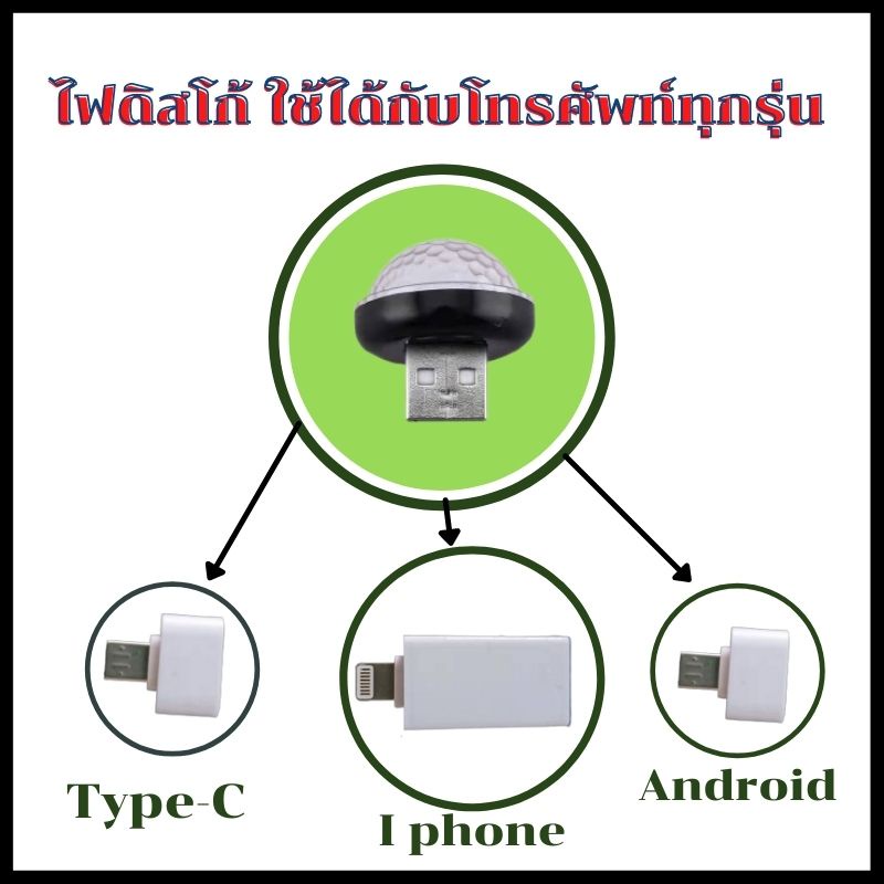 ไฟเทค-ไฟแต่งรถ-ไฟปาร์ตี้-ขนาดเล็ก-rgb-ไฟเวที-ดิสโก้ผับ-พกพาสะดวก-ปรับไฟด้วยเสียง