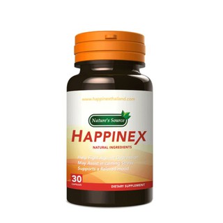 ภาพหน้าปกสินค้าHappinex แฮปไพเน็ก อาหารเสริมลดอาการ ซึมเศร้า วิตกกังวล เครียด นอนไม่หลับ ตื่นตระหนก แพนิค mood boost 30 Capsules ที่เกี่ยวข้อง