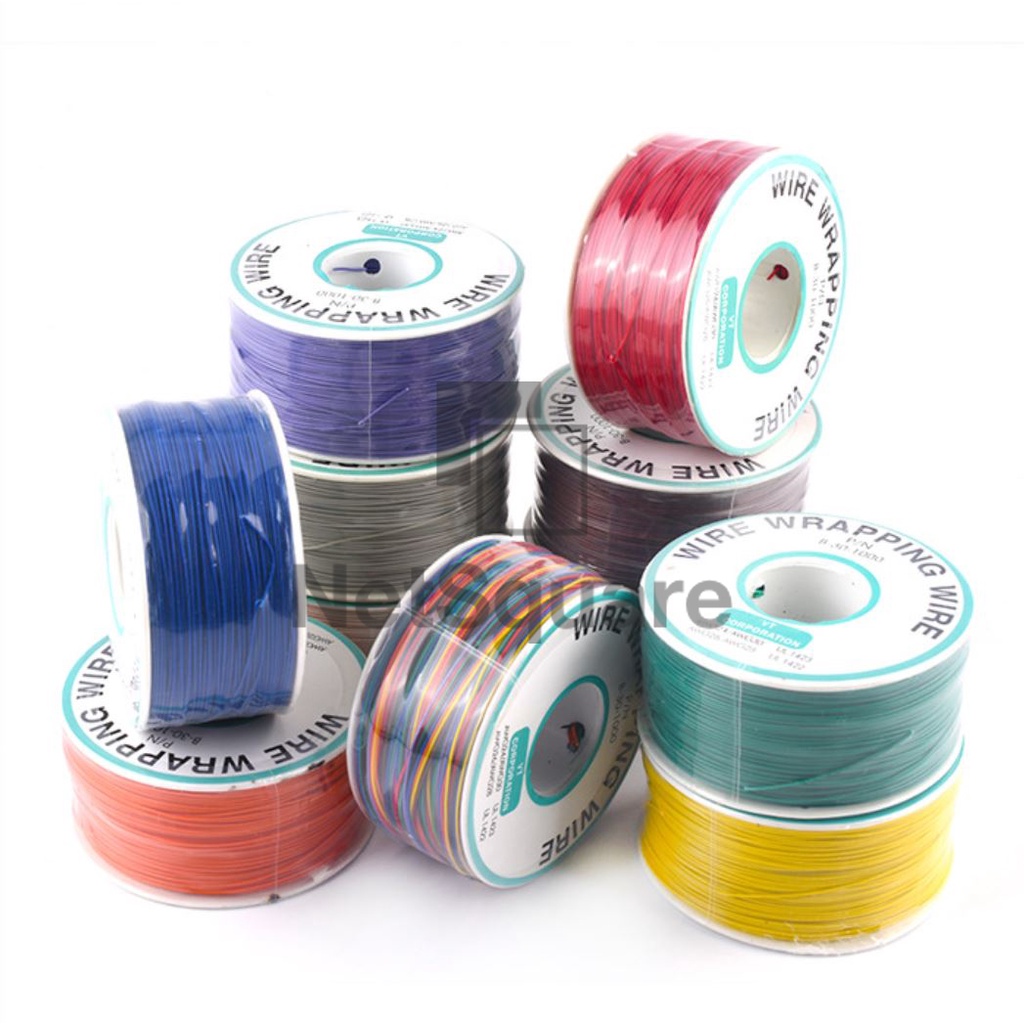Wire Wrapping สายไฟ 30AWG PCB ทั้งม้วน 250m สำหรับใช้ในงานบัดกรีแผงวงจร ...