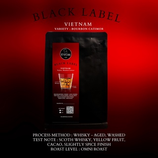 เมล็ดกาแฟคั่ว Black Label Vietnam Scoth whisky