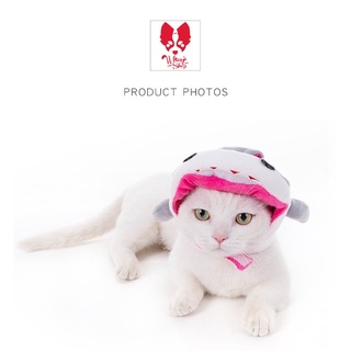 ภาพขนาดย่อของภาพหน้าปกสินค้าSize XS-L หมวกสัตว์เลี้ยง หมวกน้องหมา น้องแมว ปรับขนาดได้ เลือกแบบได้ จากร้าน openme บน Shopee