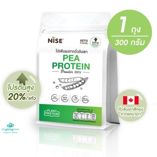 ภาพหน้าปกสินค้าNiSE Pea protein ไนซ์ โปรตีนผงจากถั่วลันเตา 100% โปรตีนถั่วลันเตา พีโปรตีน VEGAN Keto โปรตีนพืช ซึ่งคุณอาจชอบสินค้านี้