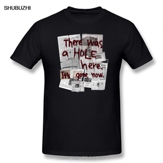 เสื้อคู่ - เสื้อยืดผ้าฝ้าย Silent Hill 100% s มี HOLE ที่นี่มันหายไปตอนนี้ฤดูร้อนกราฟิกทีสั้นผู้ชาย