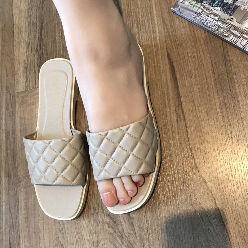 ภาพสินค้าLL รองเท้าแตะผู้หญิงส้นแบน แฟชั่นสไตล์เกาหลี posee สวยงาม เหมาะสำหรับสาวไทย จากร้าน cui6688 บน Shopee ภาพที่ 8