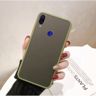 [ ส่งจากไทย ] Case Huawei Y9 2019 เคสกันกระแทก ปุ่มสีผิวด้าน ขอบนิ่มหลังแข็ง เคสโทรศัพท์ หัวเว่ย พร้อมส่ง