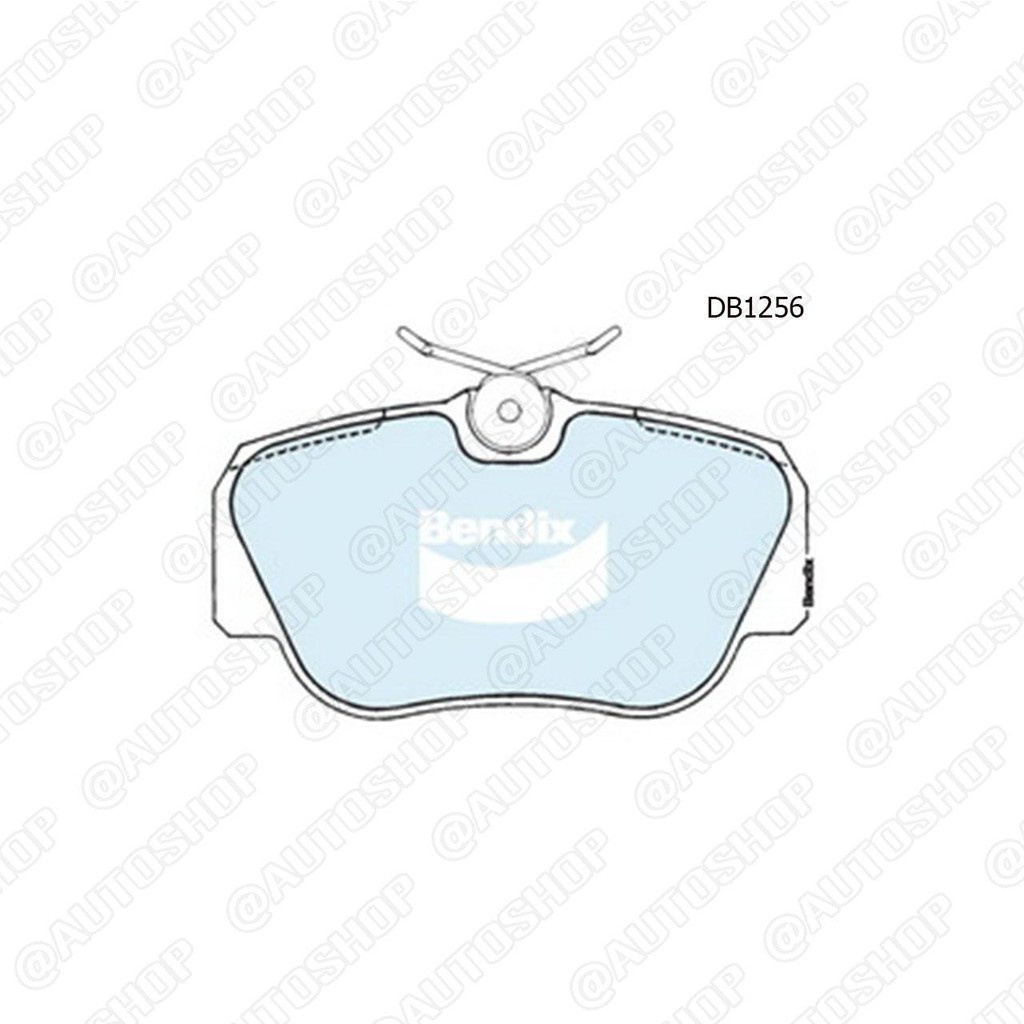 ผ้าเบรคหน้า-mercedez-benz-190e-90-94-db1256-gct