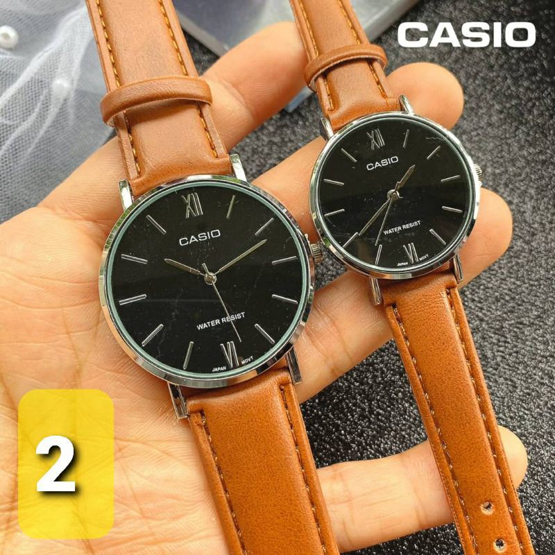 นาฬิกา-นาฬิกาดิจิตอล-นาฬิกา-casio-สายหนังแถมกล่อง-casio-ฟรี