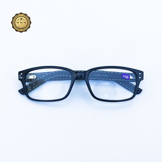 แว่นสายตายาว แว่นตาคุณภาพ ขาหนัง เลนส์สำเร็จรูป ทรงเหลี่ยม รุ่น 1L3501