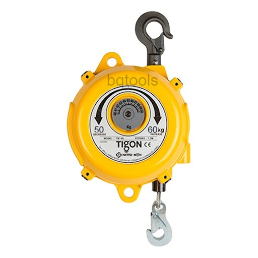 สปริงบาลานเซอร์-รอกแขวนแบบสปริง-spring-balancer-50-60-กิโลกรัม-รุ่น-tw-60-ยี่ห้อ-tigon-เกาหลีแท้