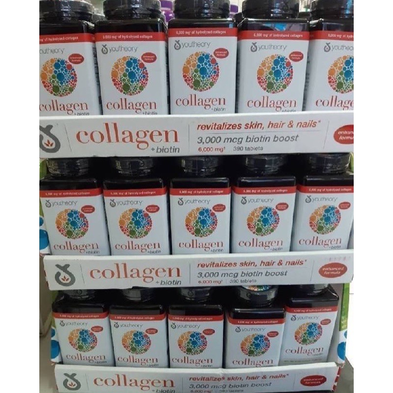 youtheory-collagen-6-000mg-biotin-390-เม็ด