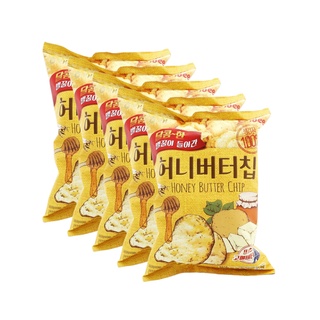 [ของแท้] 허니버터칩 HAITAI Honey Butter Chip (มันฝรั่งแผ่นรสฮันนี่บัตเตอร์) 60g*5