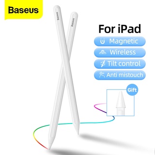 Baseus ปากกาสไตลัสแท็บเล็ต สําหรับ Apple iPad pro 11 12.9 2022 Air Mini 5 ดินสอวาดภาพ หน้าจอสัมผัส สําหรับโต๊ะ