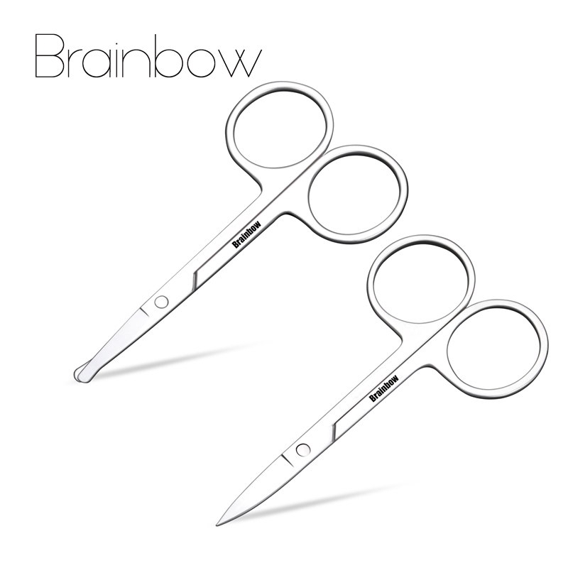brainbow-กรรไกรตัดขนคิ้วแบบสแตนเลสขนาดเล็ก-2-ชิ้น