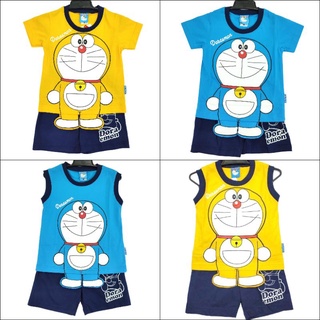 ชุดเด็ก เสื้อยืด+กางเกง โดเรม่อน Doraemon (ลิขสิทธิ์แท้)