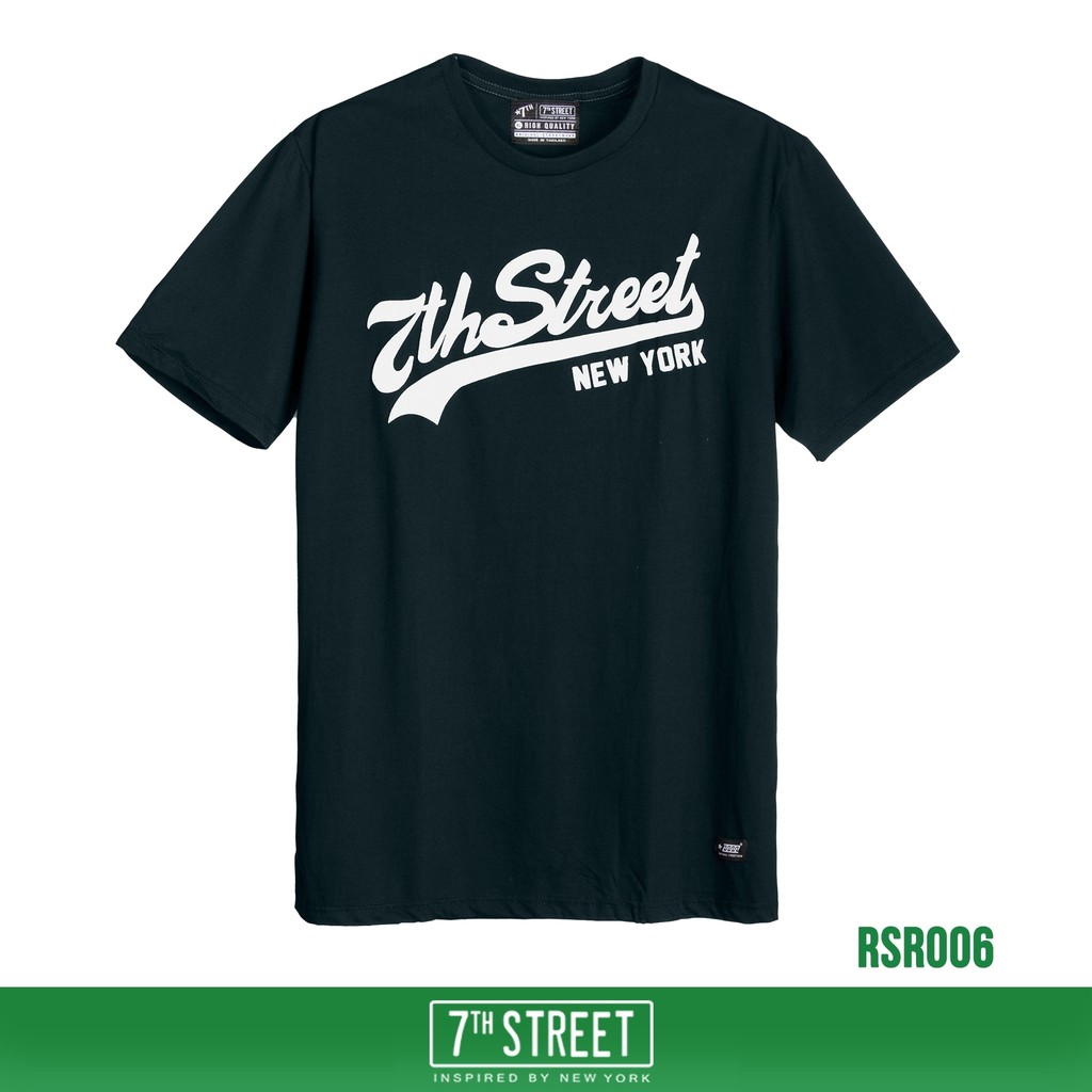7th-street-เสื้อยืด-รุ่น-rsr006-กรมเข้ม-สกรีนขาว-ของแท้-100