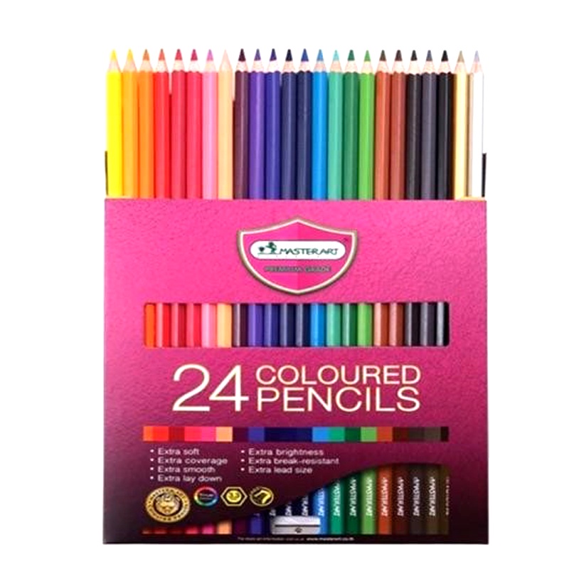 มาสเตอร์อาร์ต-สีไม้-ดินสอสี-1-หัว-12สี-24สี-36สี-48สี-master-art-colored-pencils