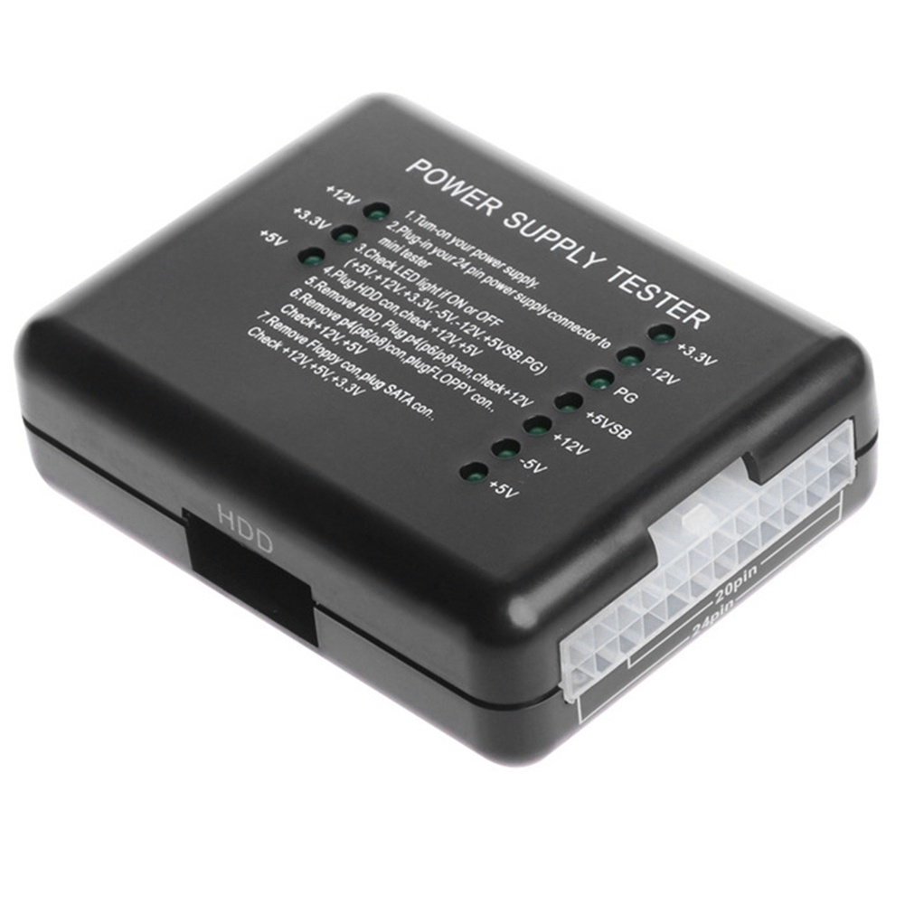 fsfejhbjhkqPC 20 24 Pin Power Supply Tester Checker LED สําหรับ PSU ATX ...