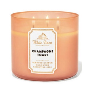 Bath &amp; Body Works White Barn Scented Candle #Champagne Toast 411 g