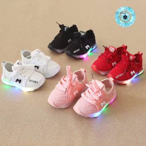 ch1011k-mเด็ก-มีไฟled-รองเท้าผ้าใบเด็กมีไฟ-รองเท้าเด็กหญิงมีไฟ-childrens-sneakers-with-lights-ผ้าใบแฟชั่นเด็ก