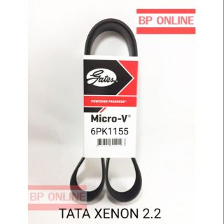 สายพานหน้าเครื่อง ทาทา ซีนอล 2.2 TATA XENON 2.2 # 6PK1155 ยี่ห้อ เกรซแท้ 100%