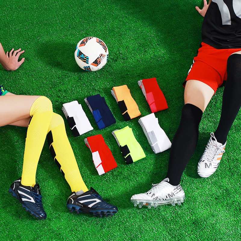 ภาพสินค้าถุงเท้ากีฬากลางแจ้ง บาสเกตบอล ฟุตบอลยาว ถุงเท้ากีฬาสำหรับวิ่งกีฬา Men Anti-Slip Football Socks Breathable Sports Sock จากร้าน simpletch บน Shopee ภาพที่ 7