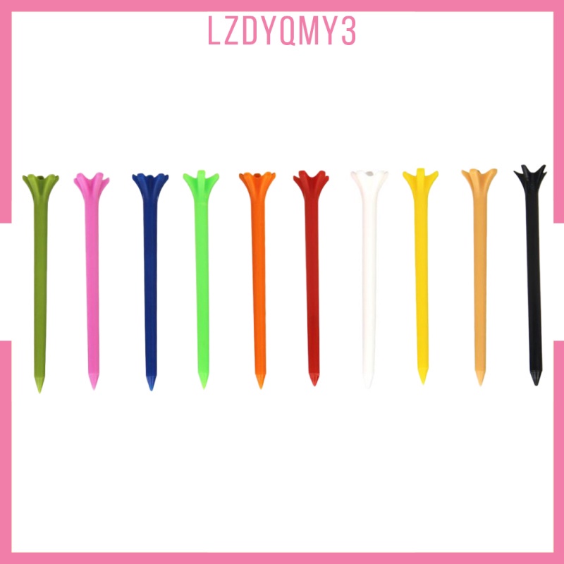 ภาพหน้าปกสินค้าhausgarden 10 Count Premium PE Plastic Golf Tees Crown Claw Tee Replacement จากร้าน lzdyqmy3.th บน Shopee