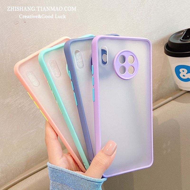 เคสโทรศัพท์-อะคริลิค-ป้องกันเลนส์กล้อง-ลุคแมตต์-สำหรับ-huawei-y7a-2020-huawei-p40-pro-huawei-nova-5t-huawei-nova-3i-huawei-nova-7i-huawei-nova-7-se-huawei-p20-huawei-p30-pro-huawei-y9-prime-2019-huawe