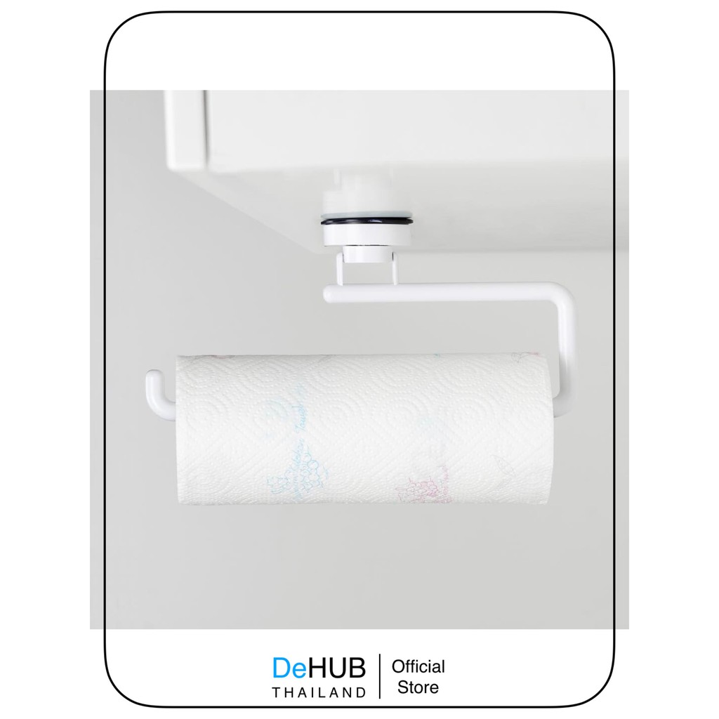 ของแท้นำเข้า-จากเกาหลี-ที่แขวนกระดาษชำระ-ในห้องน้ำ-ไม่ต้องเจาะ-kitchen-towel-hanger-r-s60