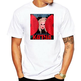 เสื้อยืดแขนสั้น ผ้าฝ้ายแท้ พิมพ์ลาย Katya Zamolodchikova สีดํา สไตล์ฮาราจูกุ สําหรับผู้ชายสามารถปรับแต่งได้