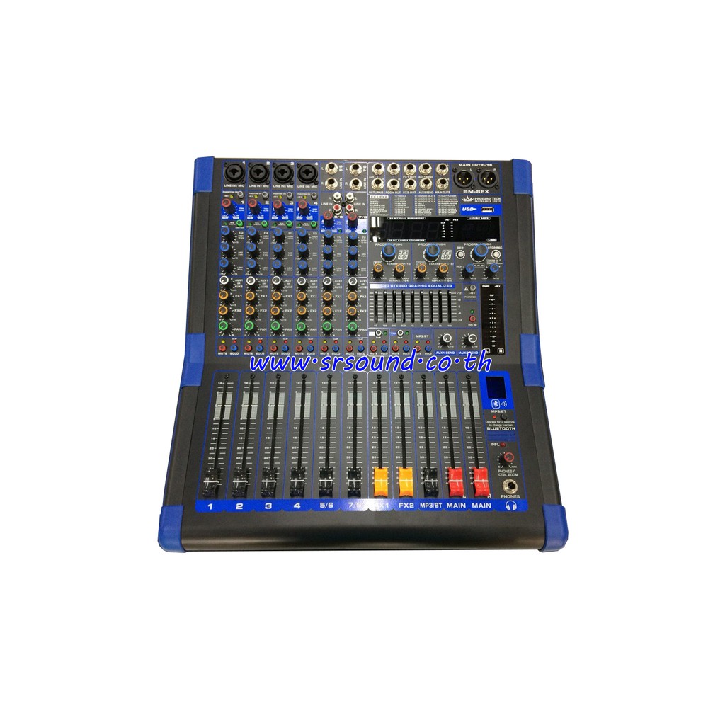 ฟรีค่าส่ง PROEUROTECH BM8FX มิกเซอร์ 8 ช่อง BM-8FX BM 8FX (สินค้าใหม่ ...